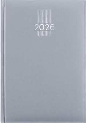 Naptár, tervező, A5, heti, DAYLINER, "MyPastel", szürke