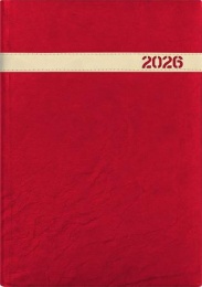 Naptár, tervező, B5, heti, DAYLINER, "The Boss", bordó