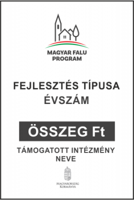 MFP támógatói tábla