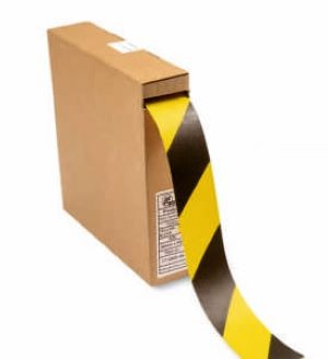 GETOOLBOX PADLÓJELÖLŐSZALAG SÁRGA-FEKETE 100 MM/50M