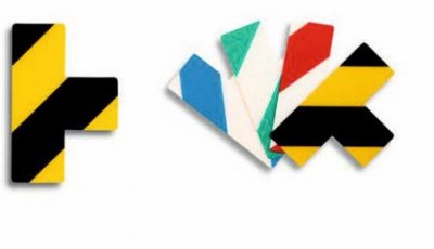 GETOOLBOX T ALAKÚ FLEXIBILIS PADLÓJELÖLÉS SÁRGA-FEHÉR 75 MM